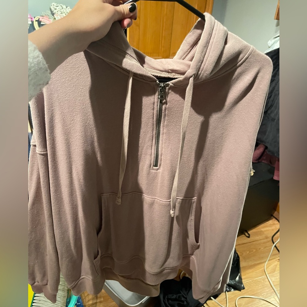 American eagle half zip hoodie